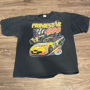 Vintage 90s NASCAR Primestar 500 Double-Sided T-Shirt